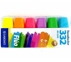 Resaltador Sabonis Pequeño 6 colores Fluorecente