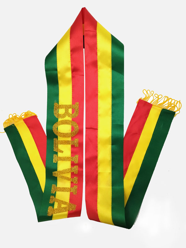 Banda tricolor 8.5cm x 1.5m