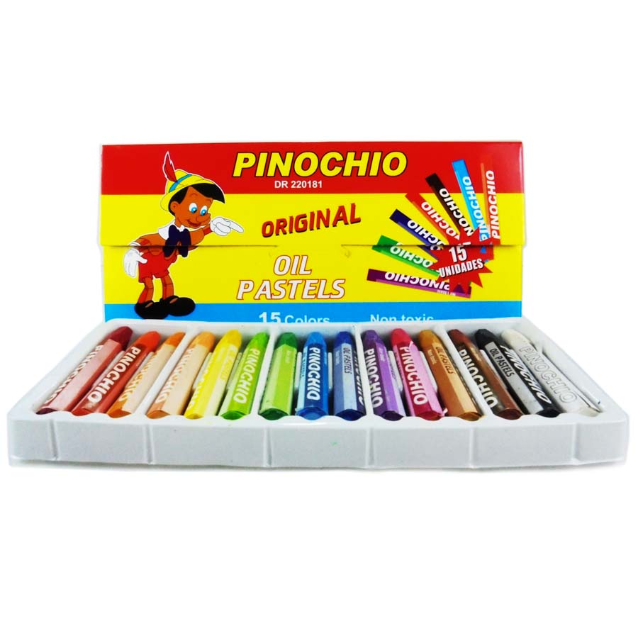 Crayon Oleo Pastel Pinocho 15 Colores