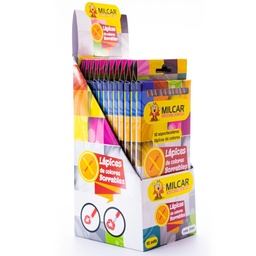 [3393] Color Largo Borrable Milcar 12 Colores