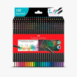 [1207100] Color Largo Faber Castell Super Soft de 100 Colores
