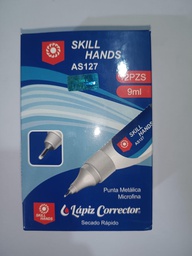 [AS127] Corrector en Boligrafo Skill Hands 9ml