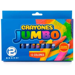 [CRJ12] Crayon Benma Jumbo 12 Colores