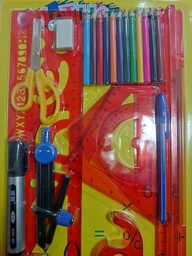 [GEO-13] Estuche Geometrico Completo + Colores 14PCS