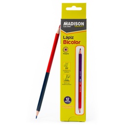 [8461] Lapiz Bicolor Madison 12PCS