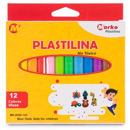[MK-265G] Plastilina Marko 12 Colores