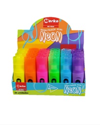 [MK-9040] Resaltador MINI Fluorocente Marko 24 pcs