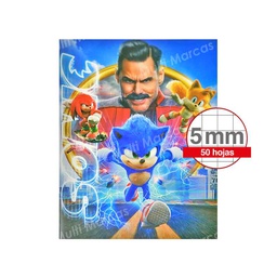 [FLIPO50] Cuaderno Engrapado Flipo de 50 hojas